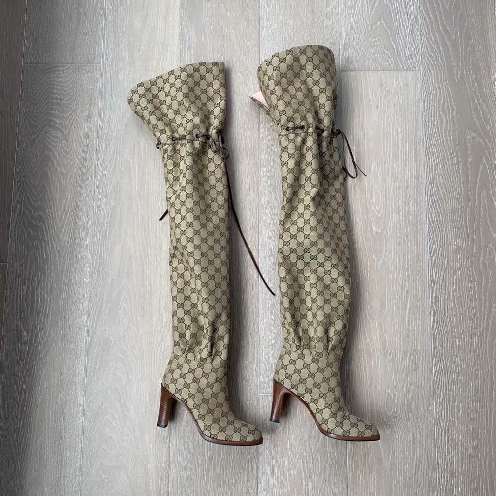 Gucci Over the Knee Boots....worn one time!